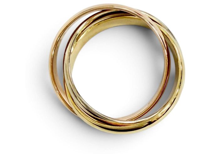 Anillo Cartier Trinity MM Classic Dorado - vista 5