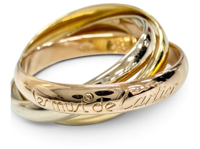 Anillo Cartier Trinity MM Classic Dorado - vista 6