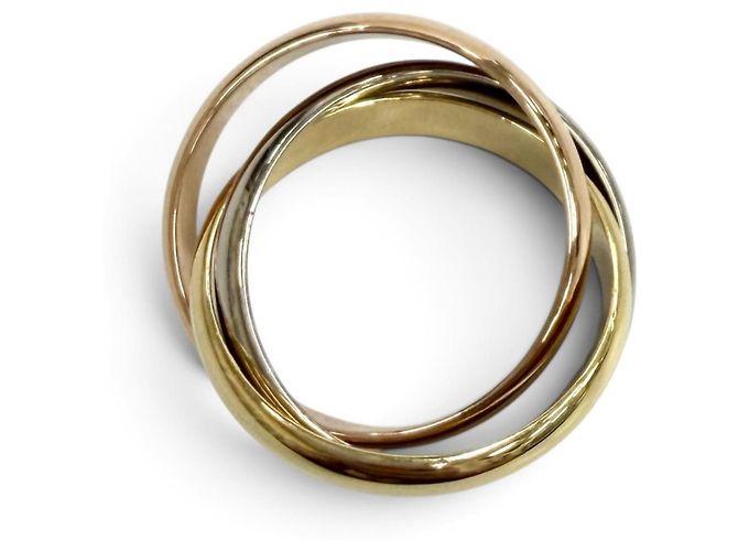 Anillo Cartier Trinity - Modelo Classic 750 Dorado - vista 3