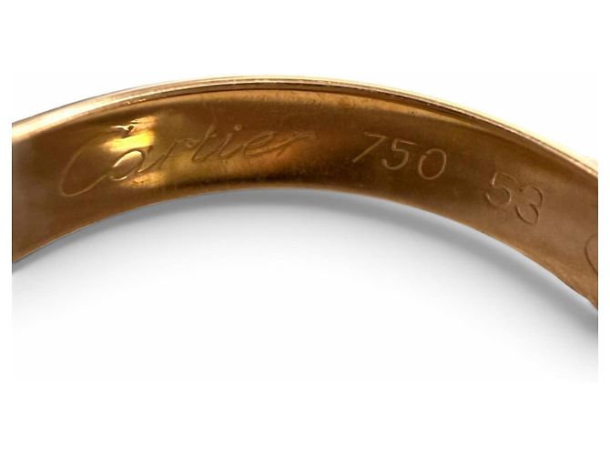 Anillo Cartier Trinity - Modelo Classic 750 Dorado - vista 4