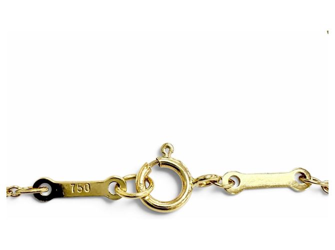 Autre Marque Collar Mini Pave Teardrop Tiffany Elsa Peretti Dorado - vista 10