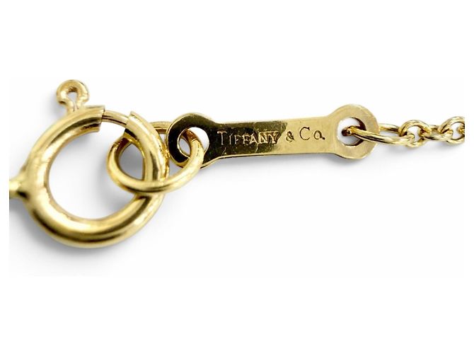 Autre Marque Collar Mini Pave Teardrop Tiffany Elsa Peretti Dorado - vista 8