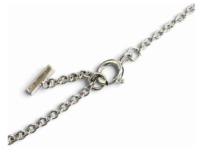 Autre Marque Bracelet chaîne Tiffany AU750 T Smile en or blanc Doré - vue 5