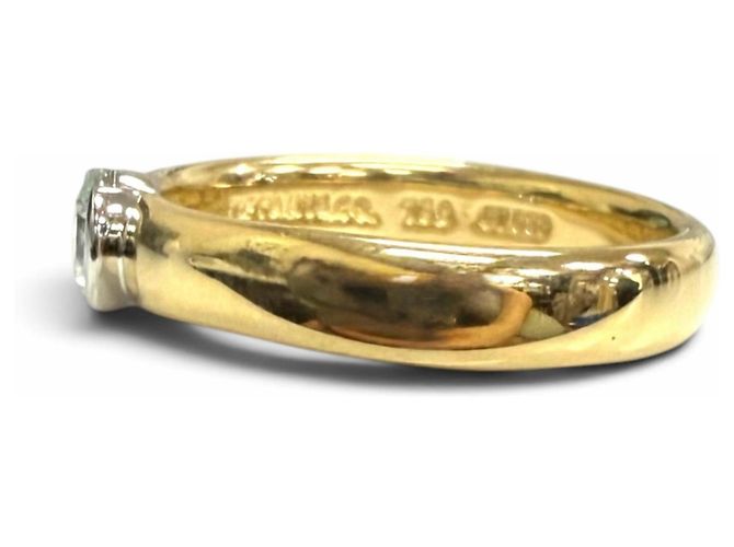 Autre Marque Tiffany & Co. Ring aus Gelbgold und Platin Golden - Ansicht 4