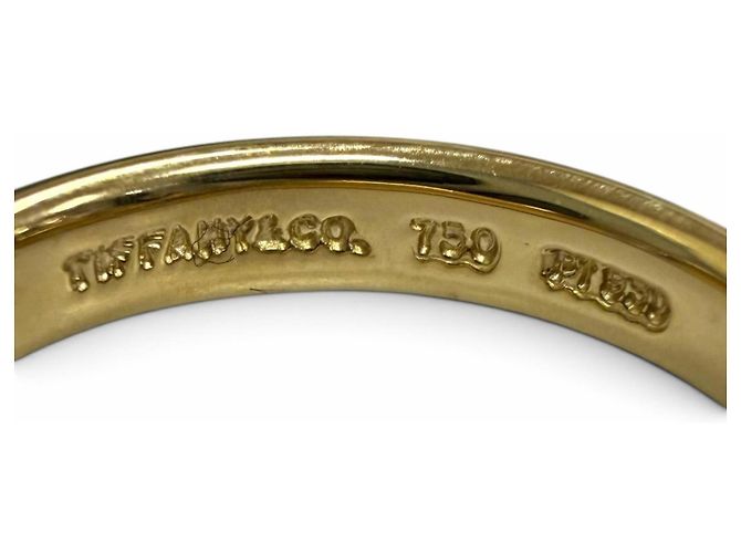 Autre Marque Tiffany & Co. Ring aus Gelbgold und Platin Golden - Ansicht 6