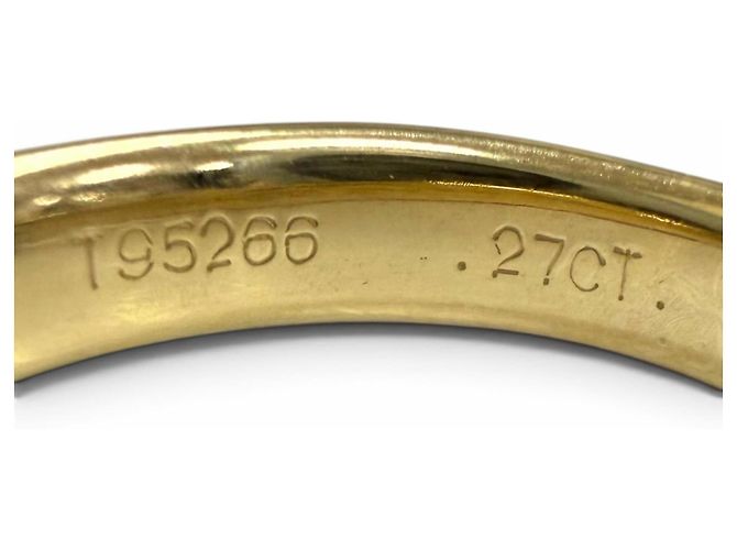 Autre Marque Tiffany & Co. Ring aus Gelbgold und Platin Golden - Ansicht 7