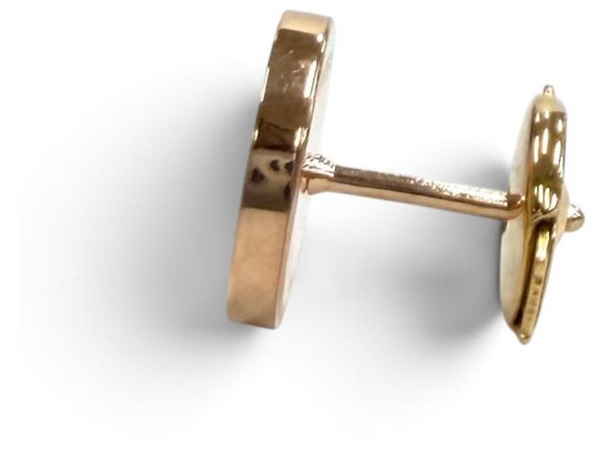 Bulgari Orecchini a lobo Bvlgari in oro rosa 18K con madreperla Bianco D'oro - vista 4