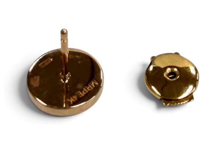 Bulgari Orecchini a lobo Bvlgari in oro rosa 18K con madreperla Bianco D'oro - vista 5