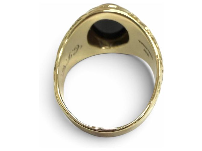 Autre Marque Anello a fascia Tiffany & Co. Vintage 14K Onyx D'oro - vista 4