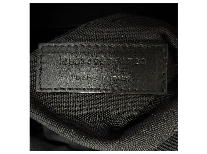 Autre Marque Zaino Yves Saint Laurent in tela e pelle nera Nero - vista 11