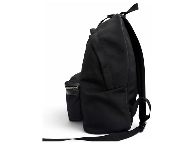 Autre Marque Zaino Yves Saint Laurent in tela e pelle nera Nero - vista 4