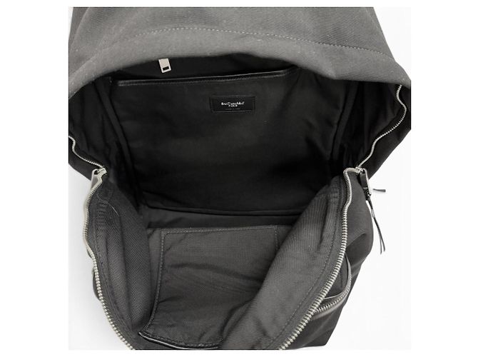 Autre Marque Zaino Yves Saint Laurent in tela e pelle nera Nero - vista 7
