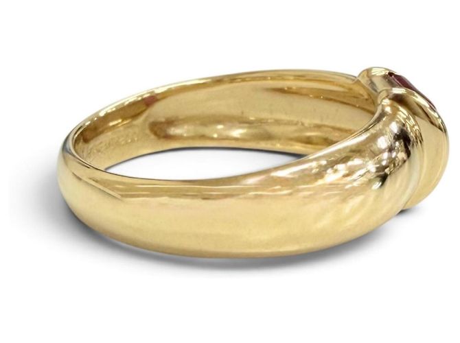 Autre Marque Anello Tiffany Vintage Stacking in Rubino D'oro - vista 4