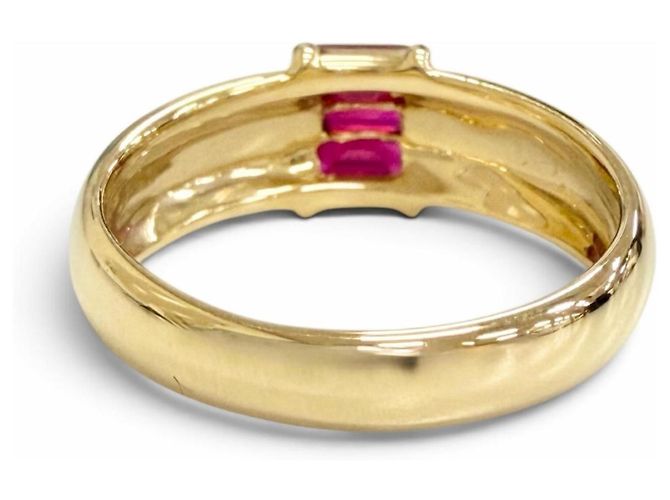 Autre Marque Anello Tiffany Vintage Stacking in Rubino D'oro - vista 5