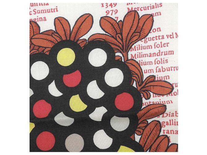Hermès Hermes Foulard Carre Geant 140 Botanica Grafica Multicolore - vista 11