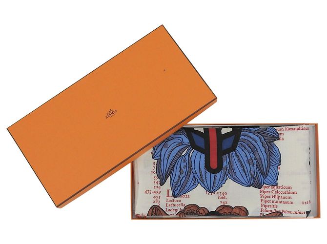 Hermès Hermes Foulard Carre Geant 140 Botanica Grafica Multicolore - vista 2