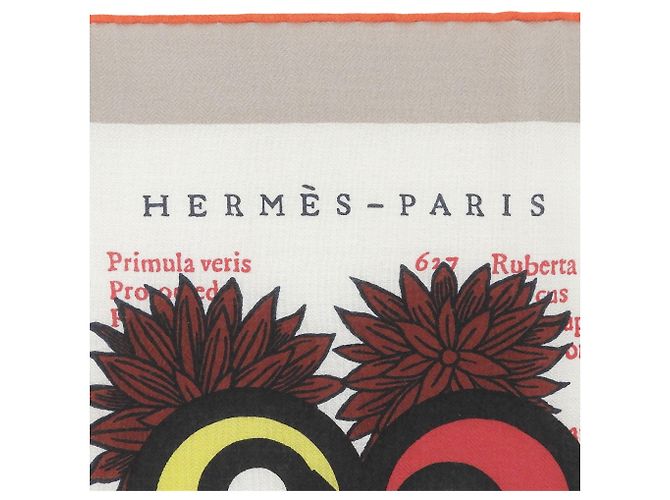 Hermès Hermes Foulard Carre Geant 140 Botanica Grafica Multicolore - vista 7