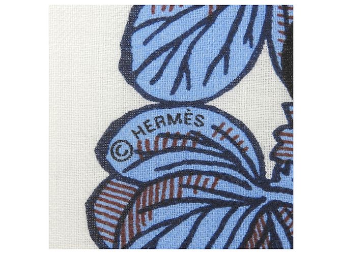 Hermès Hermes Foulard Carre Geant 140 Botanica Grafica Multicolore - vista 8