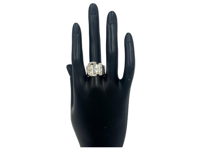 Ring Hermès Anello a Fascia Hermes Vintage Diane Argento - vista 2