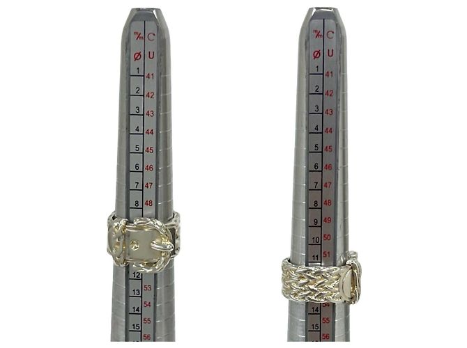 Ring Hermès Anello a Fascia Hermes Vintage Diane Argento - vista 6