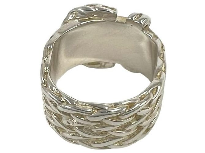 Ring Hermès Anello a Fascia Hermes Vintage Diane Argento - vista 7