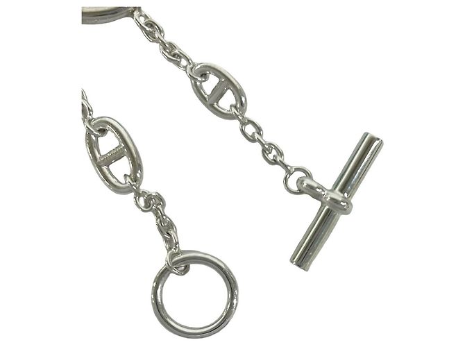Hermès Pulsera Hermes Farandole LG Plata - vista 4
