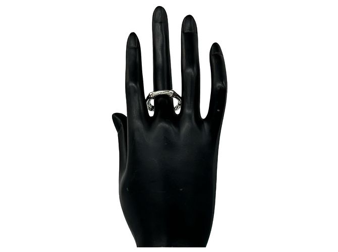 Autre Marque Anello Tiffany Vintage Bamboo in Argento 925 - vista 2