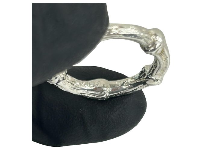Autre Marque Anello Tiffany Vintage Bamboo in Argento 925 - vista 4