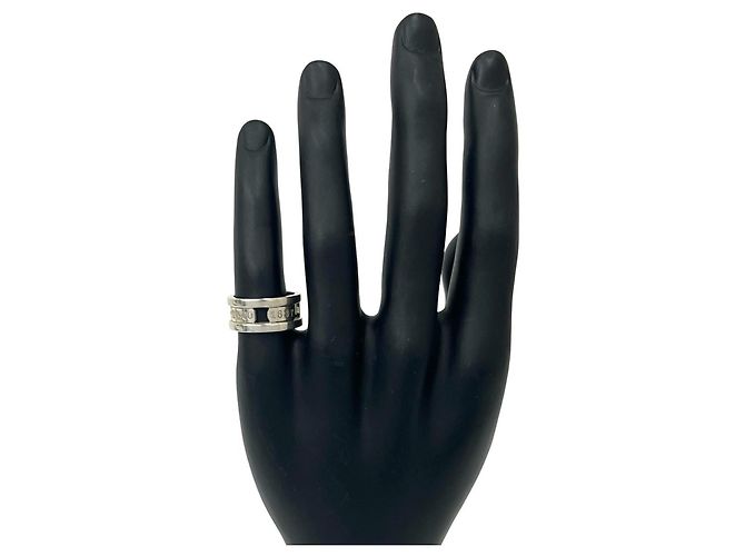 Autre Marque Anello Tiffany Vintage Element Band Argento - vista 2