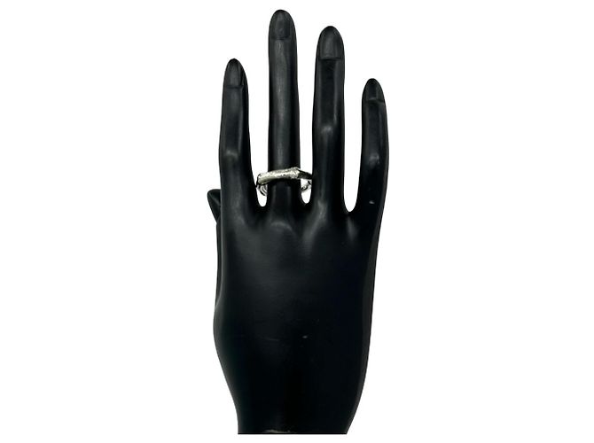 Autre Marque Anello Tiffany Vintage Bamboo Argento - vista 2