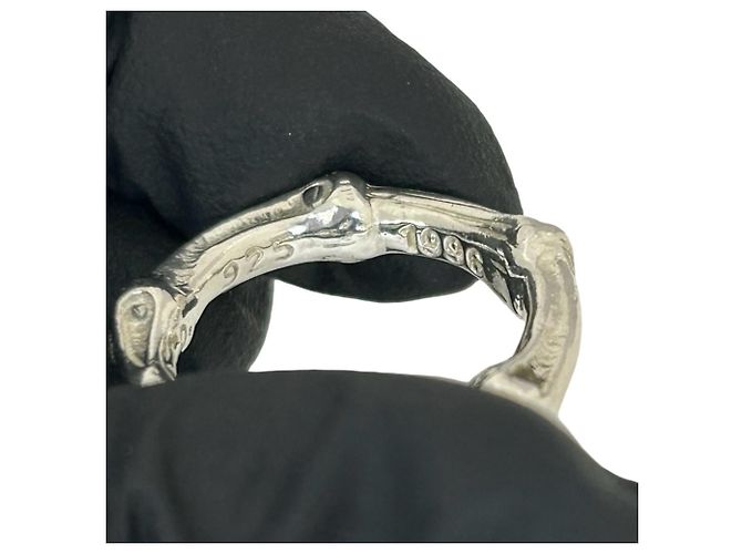 Autre Marque Anello Tiffany Vintage Bamboo Argento - vista 4