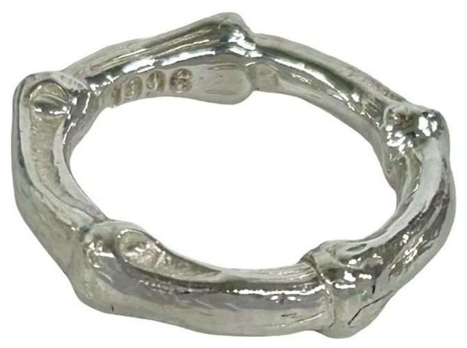 Autre Marque Anello Tiffany Vintage Bamboo Argento - vista 6