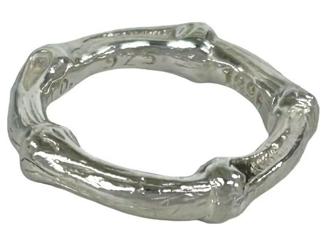 Autre Marque Anello Tiffany Vintage Bamboo Argento - vista 7