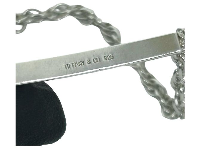 Autre Marque Bracciale ID Vintage Tiffany Argento - vista 3