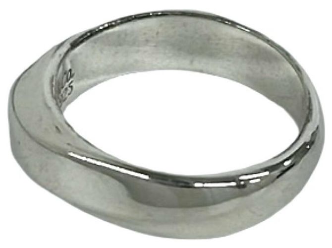 Autre Marque Anello Tiffany Vintage Knife Edge Argento - vista 4