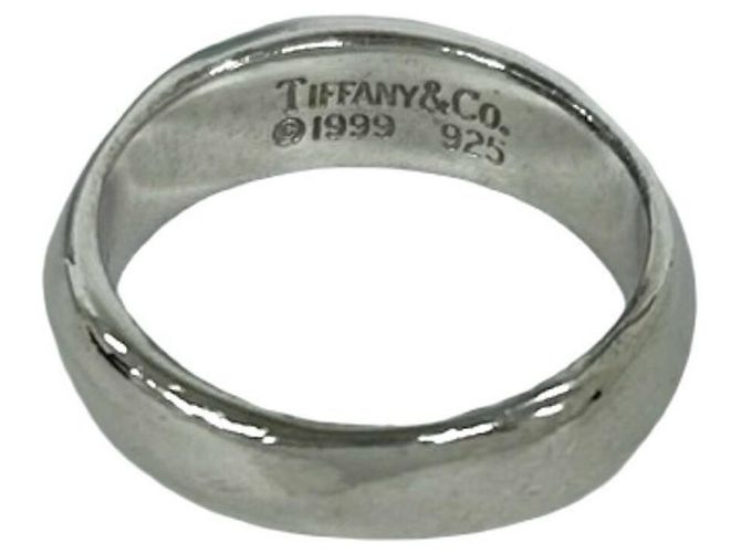 Autre Marque Anello Tiffany Vintage Knife Edge Argento - vista 6