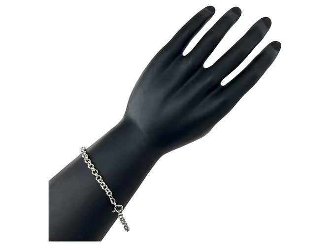 Autre Marque Bracciale a catena vintage Tiffany Argento - vista 2