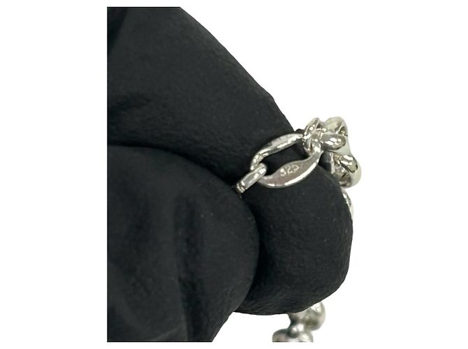 Autre Marque Bracciale a catena vintage Tiffany Argento - vista 4