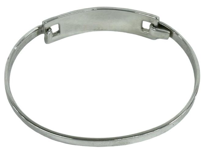 Autre Marque Brazalete Tiffany Rectangle ID Plate Plata - vista 6