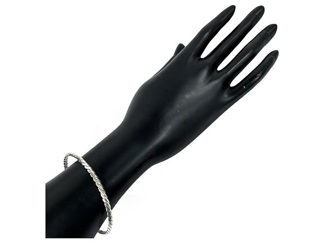 Autre Marque Bracciale rigido Tiffany Vintage Twist Argento - vista 2