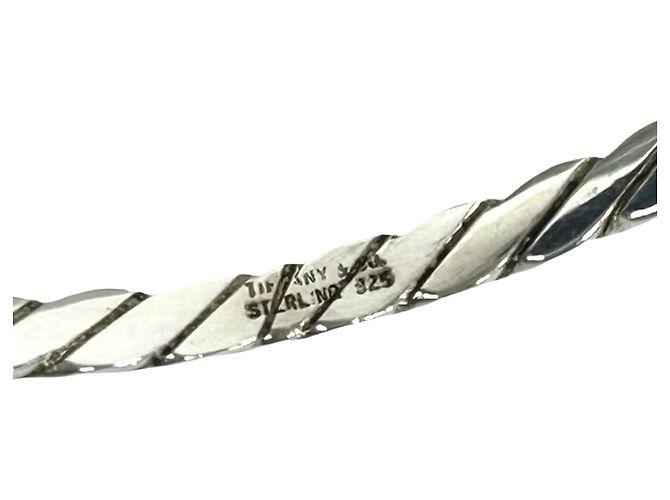 Autre Marque Bracciale rigido Tiffany Vintage Twist Argento - vista 3