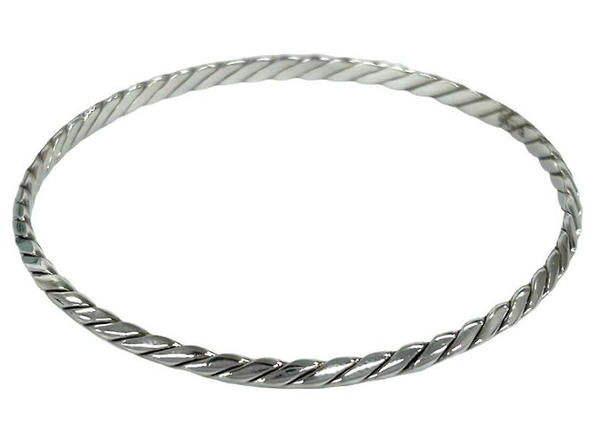 Autre Marque Bracciale rigido Tiffany Vintage Twist Argento - vista 4
