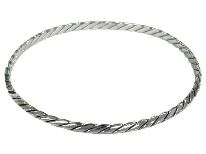Autre Marque Bracciale rigido Tiffany Vintage Twist Argento - vista 5