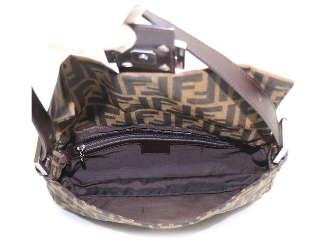 FENDI Zucca Baguette Schultertasche Braun - Ansicht 5