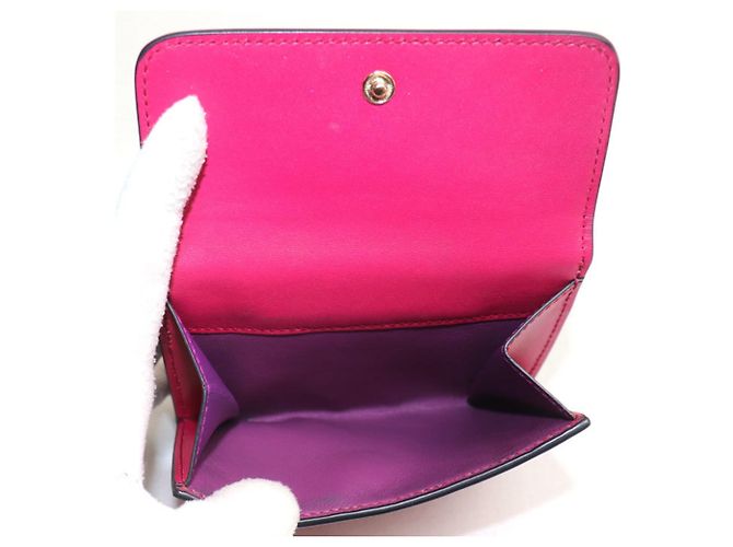 Bulgari Bvlgari Serpenti Forever Compact Tri-fold Wallet Pink Purple - view 5