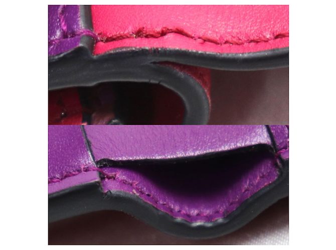 Bulgari Bvlgari Serpenti Forever Compact Tri-fold Wallet Pink Purple - view 9