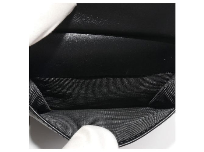Portafoglio bi-fold Gucci Double G Petite Marmont Nero - vista 5