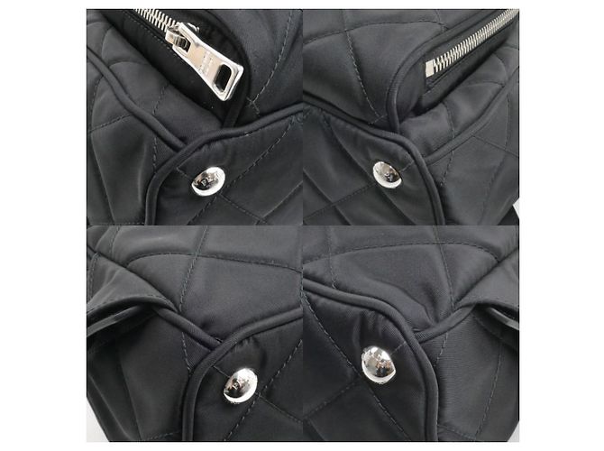 Mochila Prada Tessuto Impunto Negro - vista 7