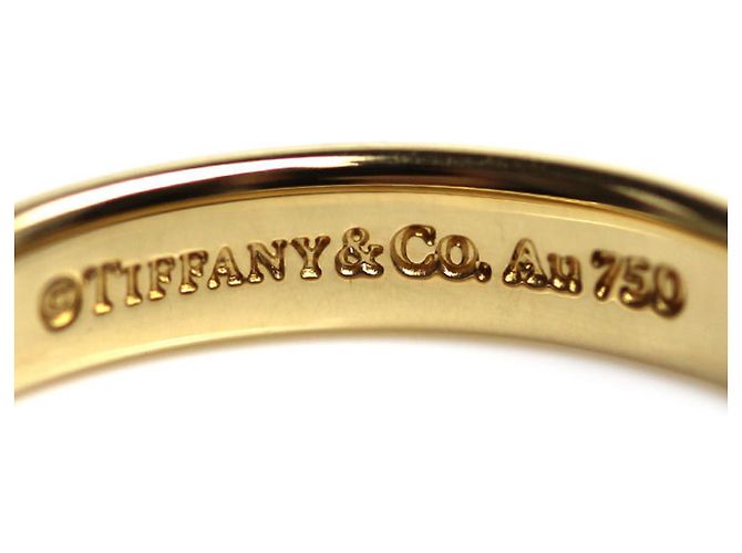 Autre Marque Anello Fascia Classica Tiffany in Oro Giallo 18K - vista 4