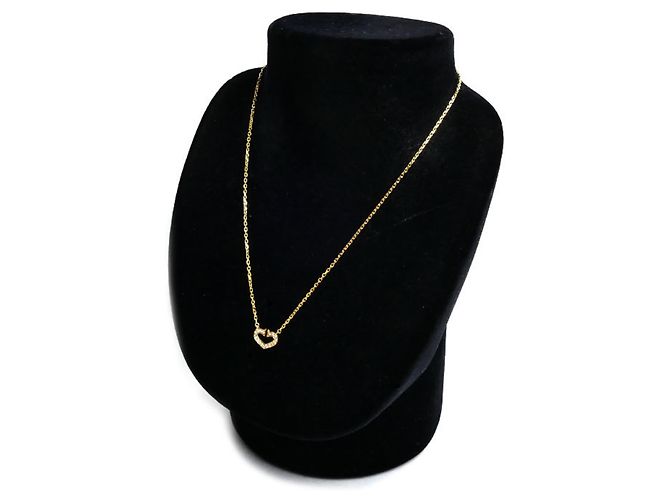 Collana Cartier C Heart in oro giallo 18K - vista 7